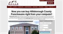 Desktop Screenshot of hillsforeclosures.com